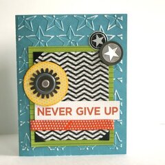 never give up card *LYB*