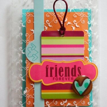 friends forever *transparent card*