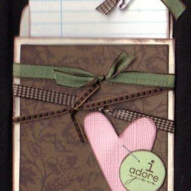 I adore you *Library pocket* PAPERTRENDS