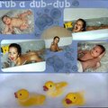 rub a dub dub Pierce in the tub
