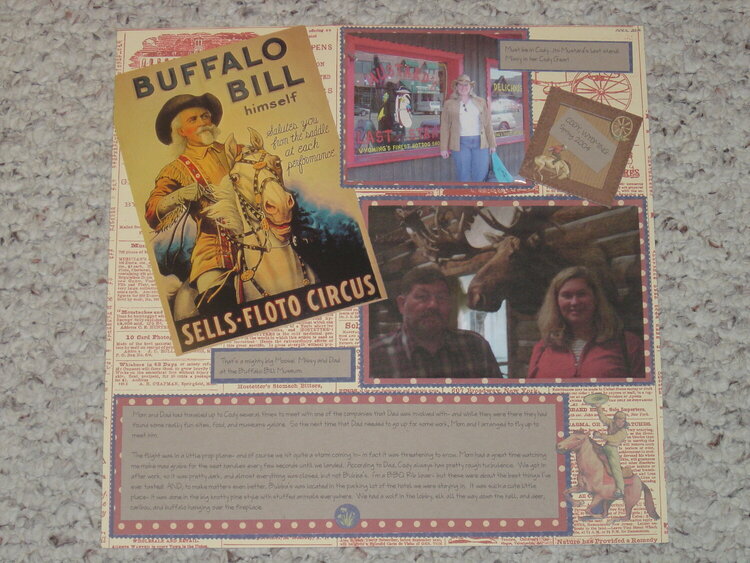 Cody Wyoming 1 of 2 Double Page Layout