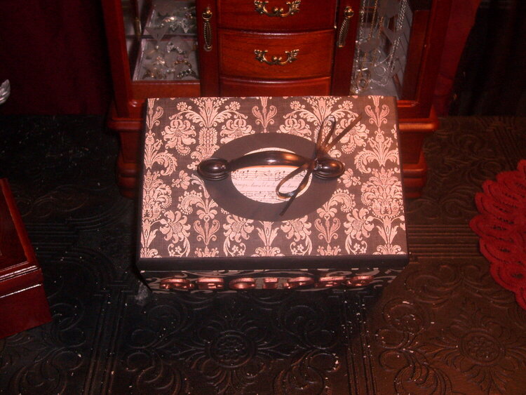 Altered Wooden Box.
