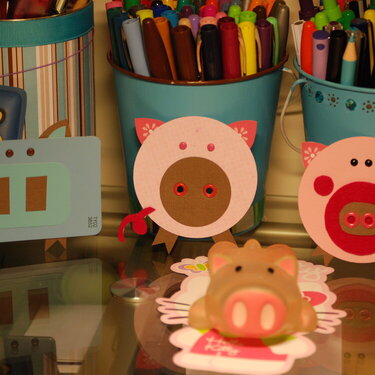 Oink gift tag