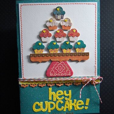 Hey Cupcake! card *Up the Street Scrapbooking