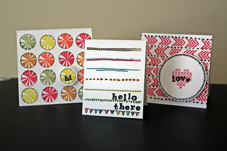 Mini Card Set *Cocoa Daisy Oct. kit