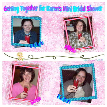 Getting together for Karen&#039;s Mini Bridal Shower