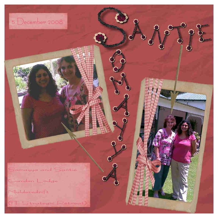 Somayya and Santie