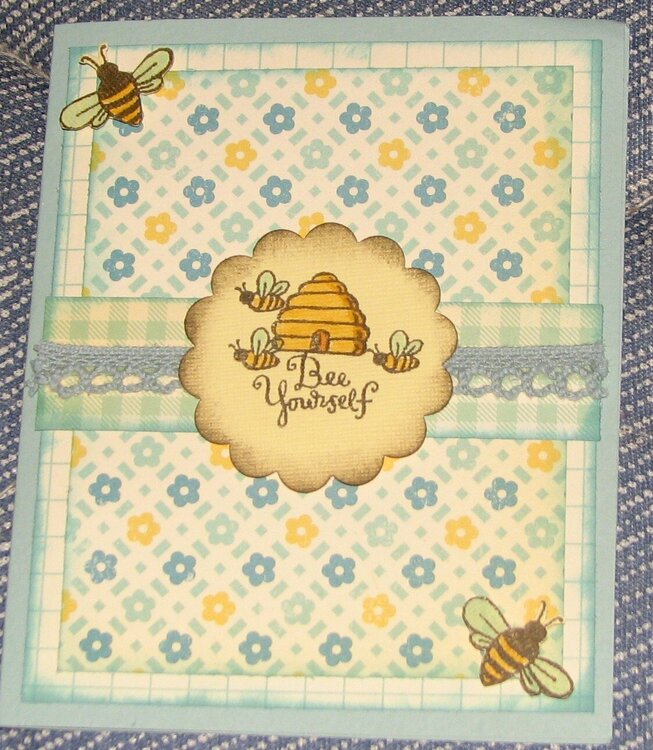 bee yourself card