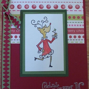 stamped christmas cards