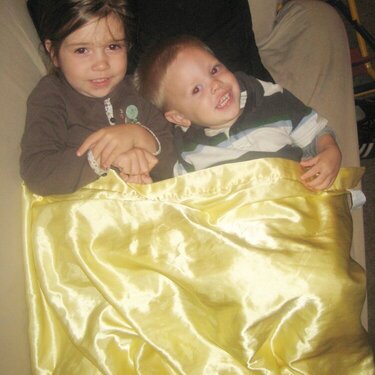 Oct 08 - Sibling Snuggles