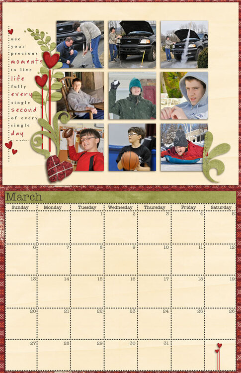 March 2011 Calendar