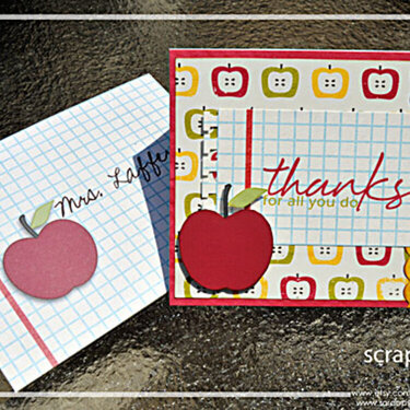 Teacher Thank you Card and Envelope *Hybrid*