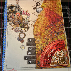 Altered Book Art Journal - Hybrid