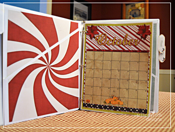 Hybrid Holiday Organizer Calendar Section