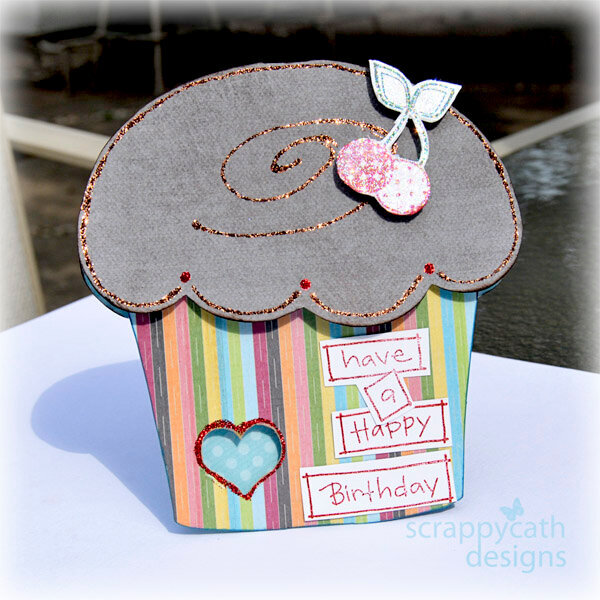 Choco Cupcake Card *hybrid*