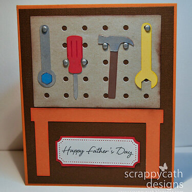 Father&#039;s Day workbench tools hybrid card