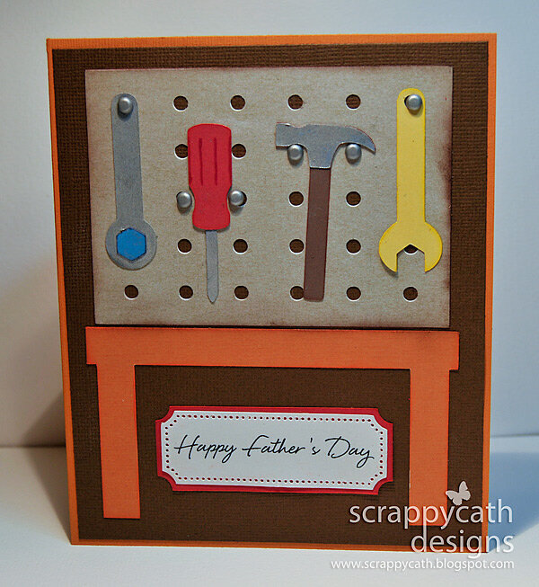 Father's Day workbench tools hybrid card