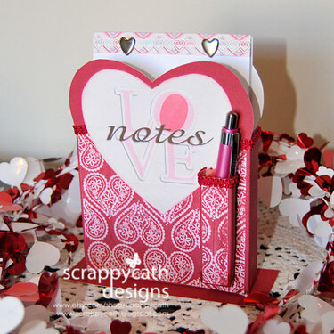 Love Note notepad holder