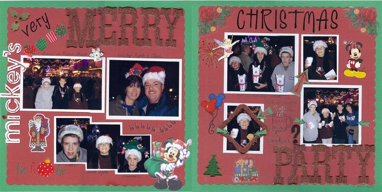 Mickey&#039;s Very Merry Christmas Party 2 pager