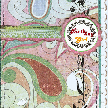 Paisley Birthday Card