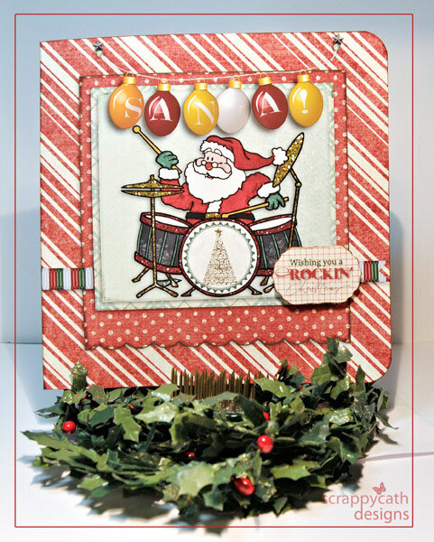 Rockin&#039; Santa Card
