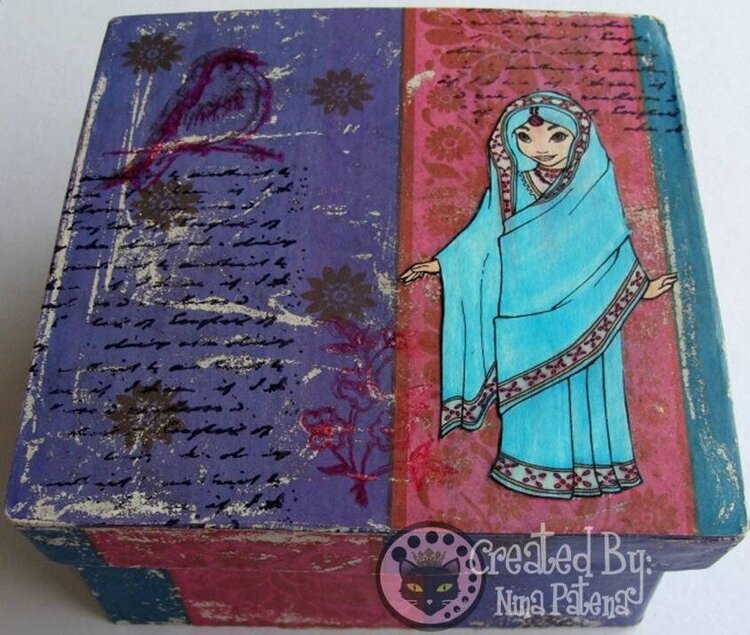 Indian Princess altered box