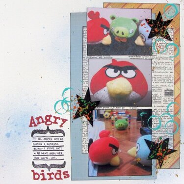 Angry Birds (Punky Scraps Challenge 16)