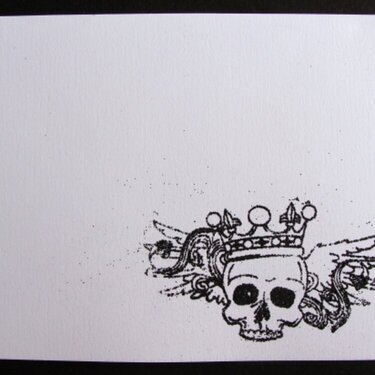 Skull Royalty Card