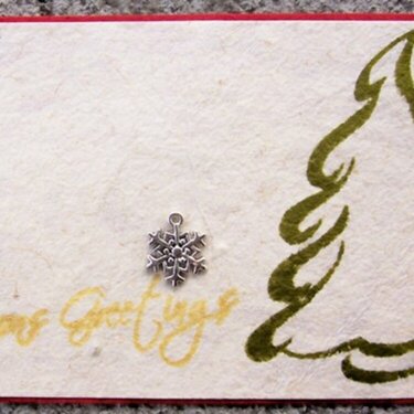 Snowflake Greeting Card 1