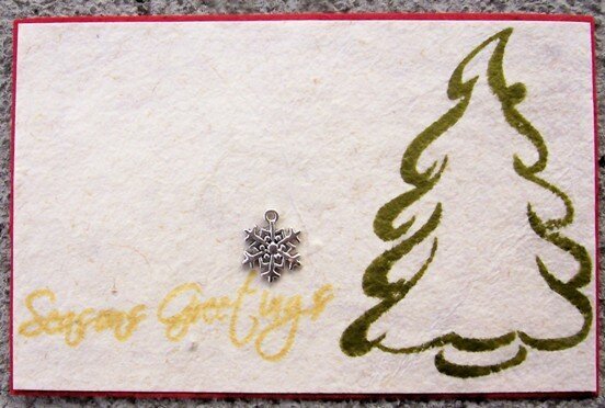 Snowflake Greeting Card 1