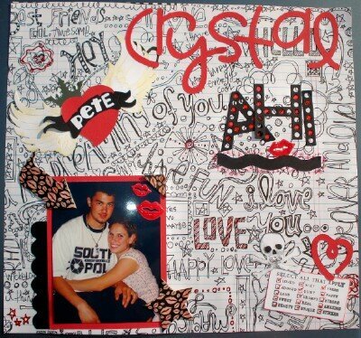 CRYSTAL 3&quot;BINDER COVER W/BF ELSIE PP