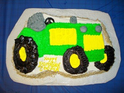 COOPER&#039;S FIRST BIRTHDAY CAKE ~JOHN DEERE~