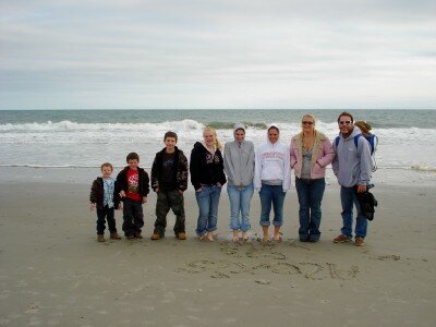 US AT THE BEACH