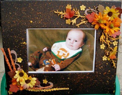 Fall Altered Picture Frame
