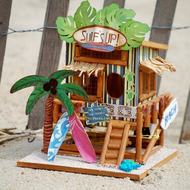 Surf&#039;s Up Birdhouse ~Rusty Pickle~