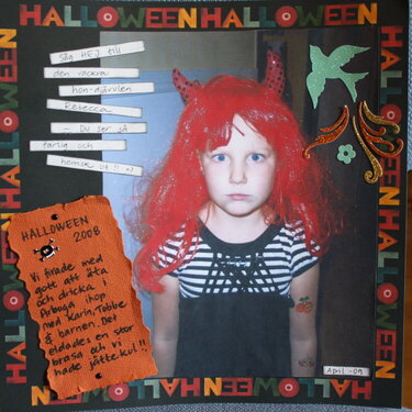 Halloween 2008 - scary Rebecca
