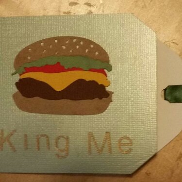 Burger king gift card holder