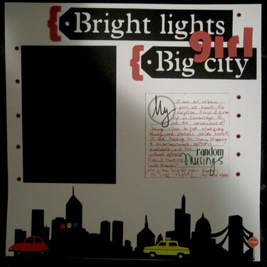 Bright lights big city girl