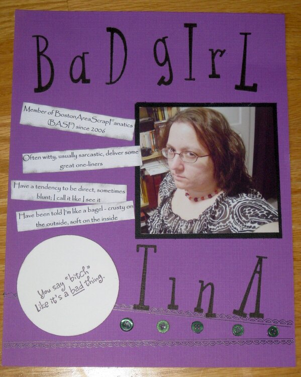 Bad girl Tina
