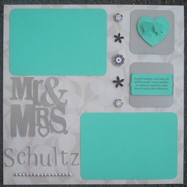 mr. and mrs. schultz