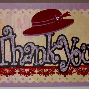2011 Red Hat Thank You card