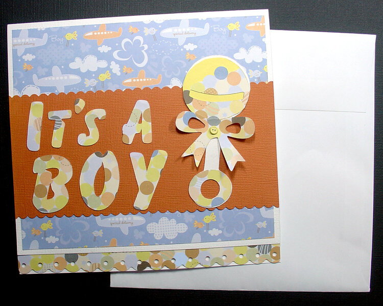 &quot;It&#039;s a Boy&quot; card