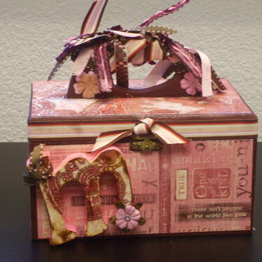 Altered Trinket Box - front view