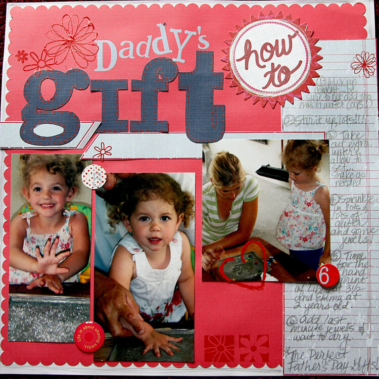 Daddy&#039;s Gift...how to-right side