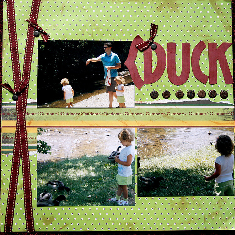 Duck Feeding left side