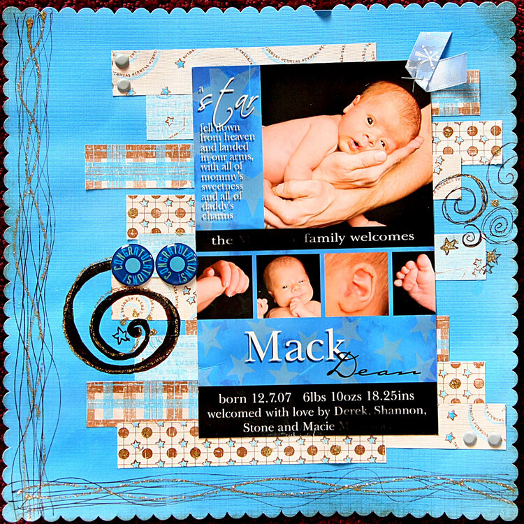 Mack&#039;s birth announcement