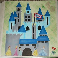 Disney Princess Castle Paper Piecing