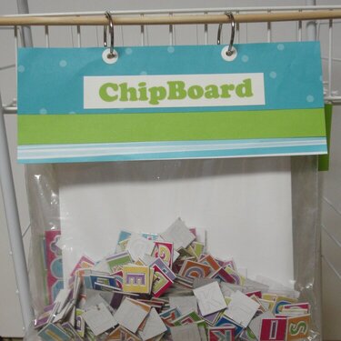 2nd chipboard bag organizer