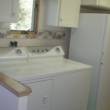 Glorious! A Clean Laundry room -YEAH!!