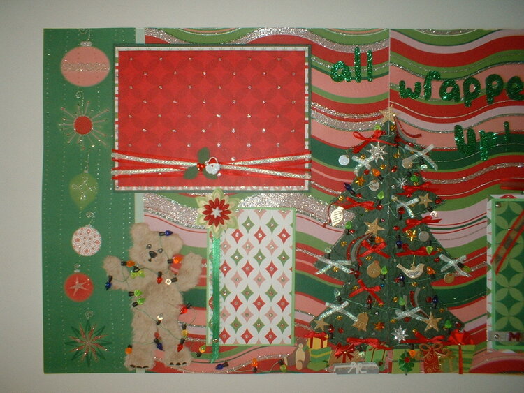 All Wrapped Up Christmas Layout